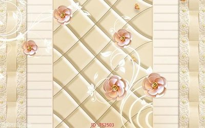 File gốc File hoa trang sức 3d TS2503 (in mica) trang trí