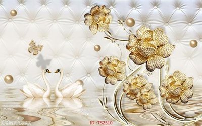 File gốc in ấn File hoa trang sức 3d TS2510 độ phân giải cao