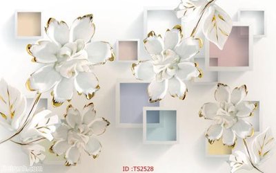 Download file gốc File hoa trang sức 3d TS2528 (in lụa) tranh 3D