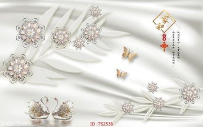 File gốc File hoa trang sức 3d TS2536 (trang trí) cho phòng khách