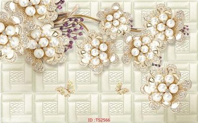 File tranh File hoa trang sức 3d TS2566 (file gốc) chuẩn màu in