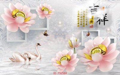 File gốc File hoa trang sức 3d TS2584 (dành cho trang trí nội thất)