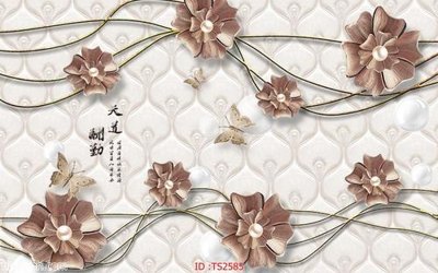File tranh File hoa trang sức 3d TS2585 (ảnh gốc) cho in ấn kỹ thuật số