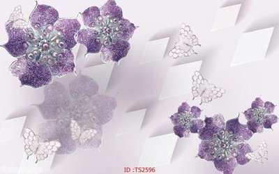 File tranh gốc File hoa trang sức 3d TS2596 (bản quyền) độc đáo