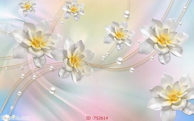 File PSD File hoa trang sức 3d TS2614 (gốc) cho designer