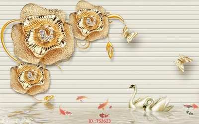 Download file ảnh gốc File hoa trang sức 3d TS2623 để in ấn