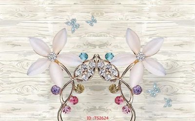 Download file File hoa trang sức 3d TS2624 (chuẩn in) chất lượng cao