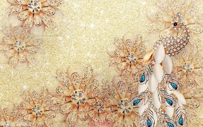 File gốc File hoa trang sức 3d TS2673 (in tráng gương) nghệ thuật