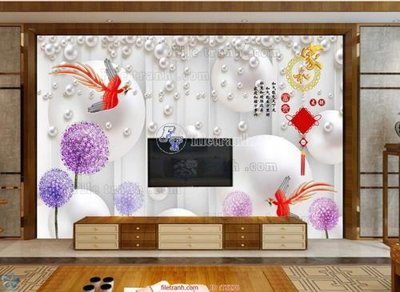 File tranh File hoa trang sức TS270 (gốc) in trên kính