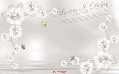 File gốc File hoa trang sức 3d TS2700 (in mica) làm quà tặng