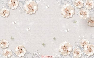 File in trần File hoa trang sức 3d TS2725 (bản gốc) đại dương