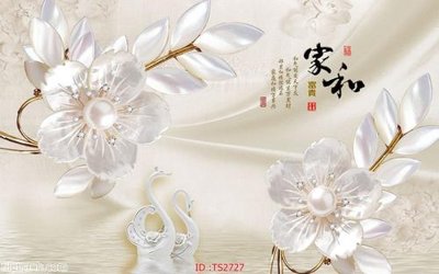 File gốc File hoa trang sức 3d TS2727 (ảnh chi tiết) để in lụa