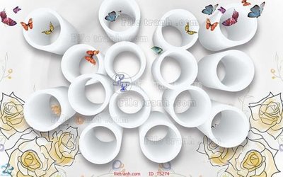 Tải file File hoa trang sức TS274 (ảnh gốc) in gạch men