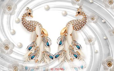 File ảnh File hoa trang sức 3d TS2749 (gốc) in standee