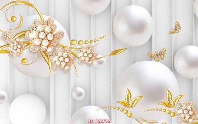 File gốc File hoa trang sức 3d TS2756 (ảnh chi tiết) để in trần