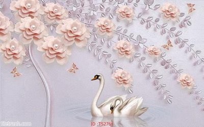 File tranh File hoa trang sức 3d TS2761 (gốc) in backlit film