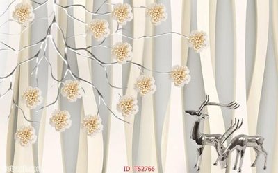 File tranh gốc File hoa trang sức 3d TS2766 (sắc nét từng chi tiết)