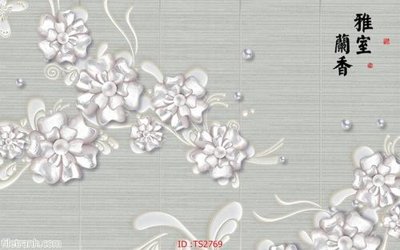 File gốc File hoa trang sức 3d TS2769 (cho in ấn) từ Filetranh.com