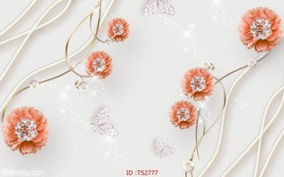 Hình ảnh gốc File hoa trang sức 3d TS2777 (để in khổ lớn)