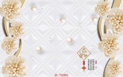 File tranh gốc File hoa trang sức 3d TS2801 (bản quyền) file PSD