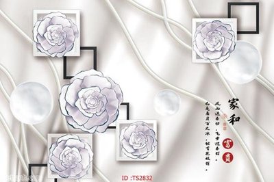 File tranh gốc File hoa trang sức 3d TS2832 chủ đề hiện đại