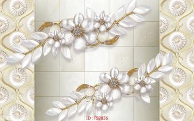 Tải file File hoa trang sức 3d TS2836 (ảnh gốc) in gạch 3D