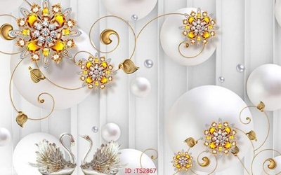 Download file gốc File hoa trang sức 3d TS2867 (in lụa) cao cấp