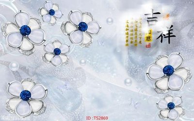 File gốc in ấn File hoa trang sức 3d TS2869 (sẵn sàng tải về)