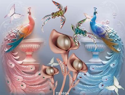 File gốc File hoa trang sức 3d TS3004 (in 3D) cho trang trí