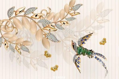 File tranh File hoa trang sức 3d TS3006 (file gốc) chuẩn màu in