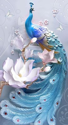 Ảnh gốc File hoa trang sức 3d TS3036 (độ nét cao) in tráng gương