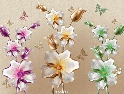 Download file File hoa trang sức 3d TS3099 (chuẩn in) File hoa trang sức 3d TS3099