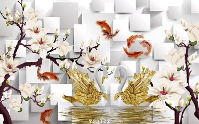 File tranh in trần File hoa trang sức 3d TS3122 (ảnh gốc siêu nét)