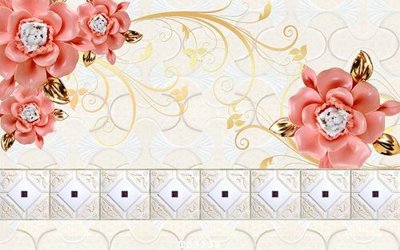 Tải file File hoa trang sức 3d TS3138 (gốc) làm tranh trang trí