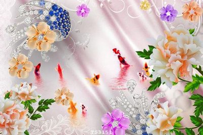 File gốc File hoa trang sức 3d TS3151 (thiết kế) độc quyền