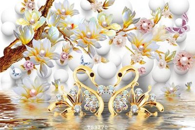 Tải file gốc in lụa File hoa trang sức 3d TS3170 siêu nét