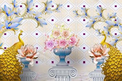 File gốc File hoa trang sức 3d TS3181 (cho in ấn) từ Filetranh.com