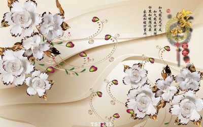 File tranh quảng cáo File hoa trang sức 3d TS3201 (download file gốc)