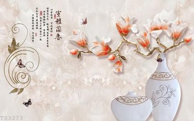 Tải file File hoa trang sức 3d TS3273 (gốc) in tranh tráng gương