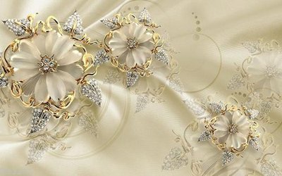 File gốc File hoa trang sức 3d TS3275 (in lụa) hoa văn cổ điển