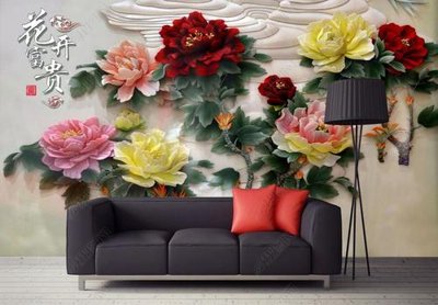 File gốc File hoa trang sức 3d TS3345 (trang trí) phòng trẻ em