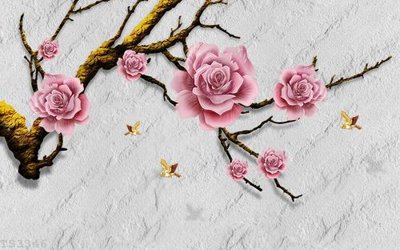 Hình ảnh gốc File hoa trang sức 3d TS3346 (để in khổ lớn)