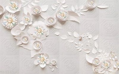 File gốc File hoa trang sức 3d TS3349 (trang trí) phòng ngủ