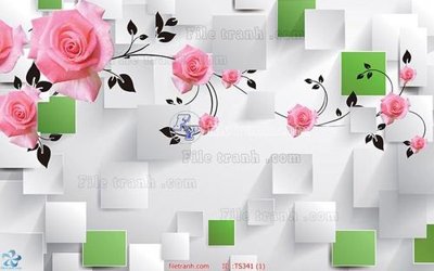 Tải file File hoa trang sức TS341 (gốc) chủ đề phong thủy