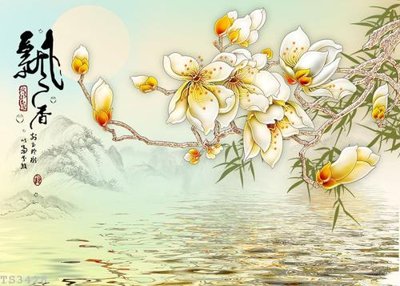 File gốc File hoa trang sức 3d TS3428 (in tráng gương) nghệ thuật