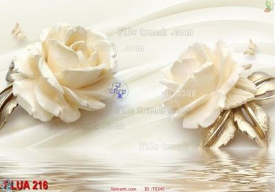 File gốc File hoa trang sức TS345 (in 3D) cho trang trí