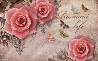 Hình ảnh file gốc in trần nhà File hoa trang sức 3d TS3480