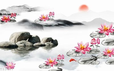 File gốc File hoa trang sức 3d TS3497 (dành cho trang trí nội thất)