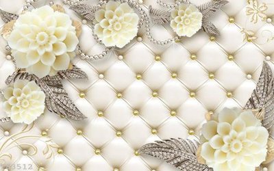 File tranh File hoa trang sức 3d TS3512 (gốc) chủ đề thiên nhiên