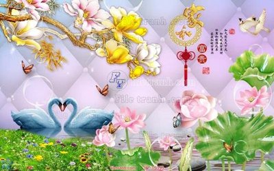 Tải file File hoa trang sức TS353 (gốc) làm tranh treo tường